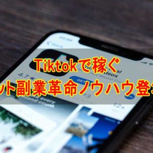 【必見】江川卓也のTiktok副業プログラムでネット初心者が簡単に動画で稼ぐ方法！